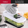 Vegetable Chopper & Mandoline Slicer for Kitchen - Food Chopper with Container, Cheese Grater, Home Essentials & Kitchen Gadgets (Lite - 9 in 1)