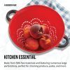 5-Quart Soft Grips Colander, Red, 1-Piece